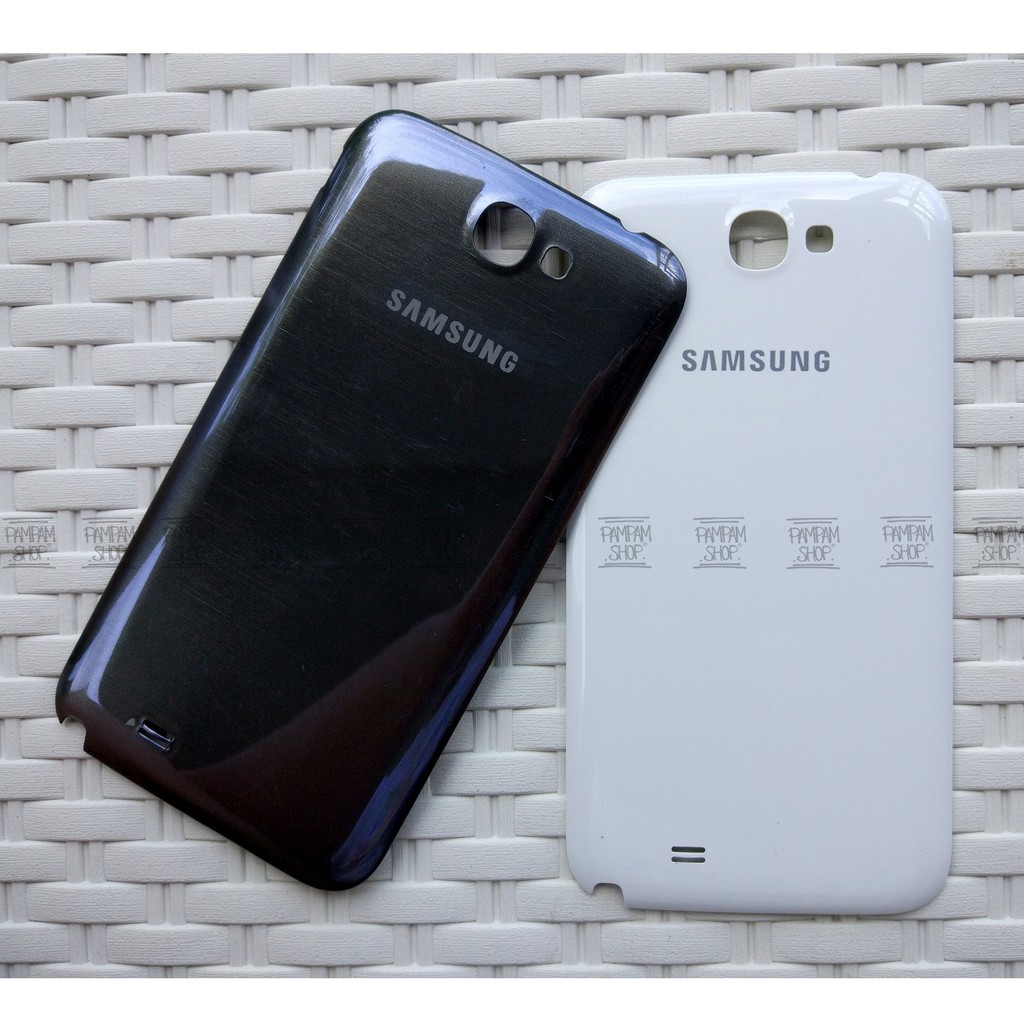 Tutup Belakang Baterai Casing Backdoor Back Door Cover Samsung Galaxy Note 2 N7100 Original OEM