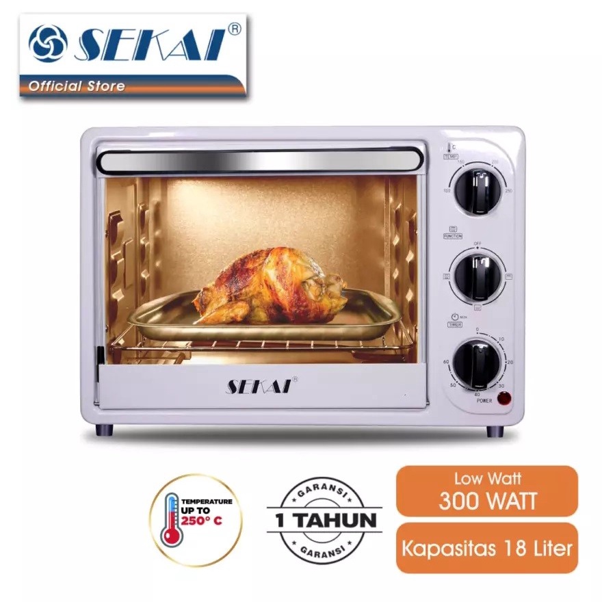 SEKAI Oven 18L OV180 Low Watt / OV 180 / OV-180