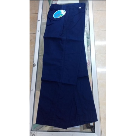 Celana Panjang Karet BIRU SD (No. 27-38) SMP (No. 40-48) Merek SERAGAM (Baca Deskripsi)