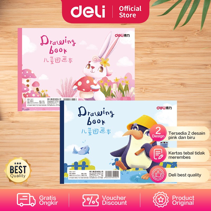 

Drawing Book Deli 73377 isi 20 Lbr