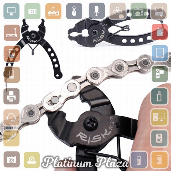 DUUTI Tang Mini Reparasi Rantai Sepeda Bike Chain Quick Repairing Link - RL216 - Black`458RI4-