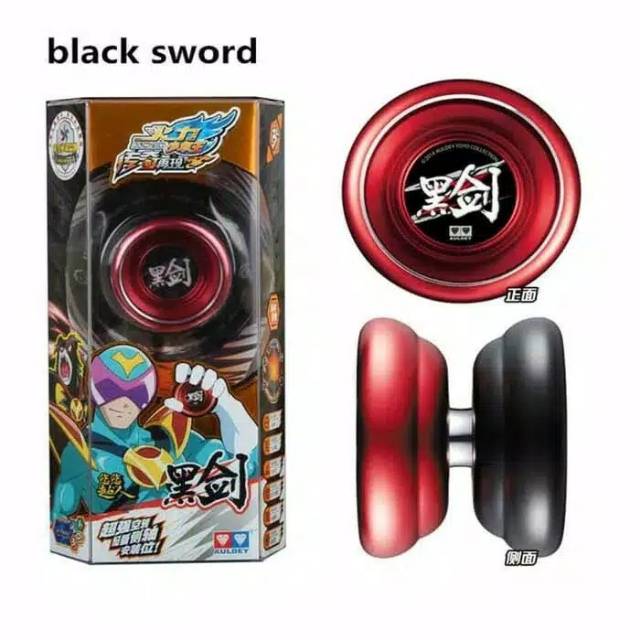 Yoyo Auldey Blazing Teens Black Sword Alloy Metal Next Level Original Level 3