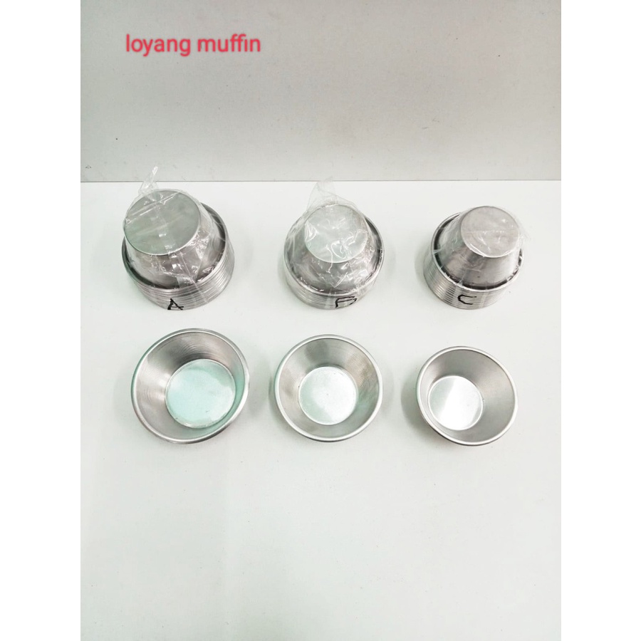 

Loyang cupcake muffin (C) 12 pc / cetakan aluminium