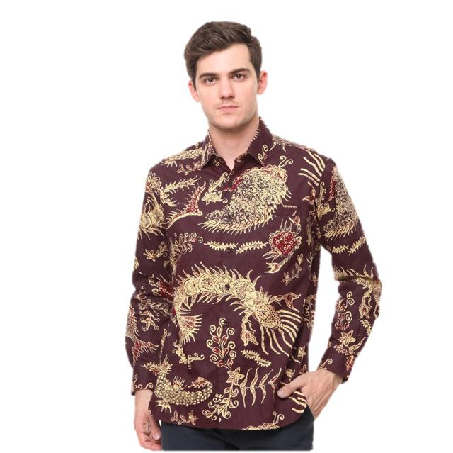 Salt n Pepper Kemeja Pria Lengan Panjang SNP 019 - Maroon