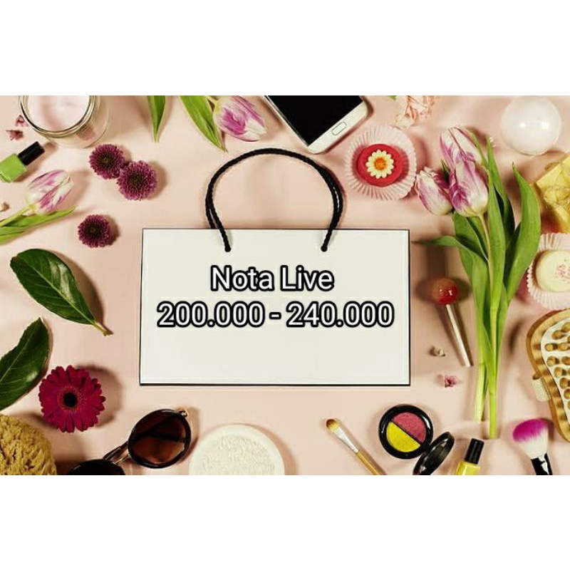 Nota live tas wanita 200.000 - 240.000