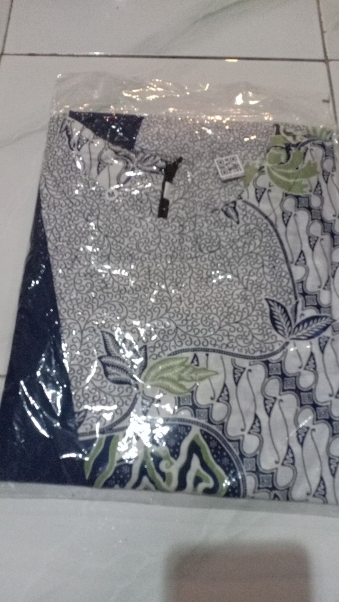 Tey-17 Batik Wanita Asj Sa Hrb026 Kenongo Kemeja Tosca Pendek