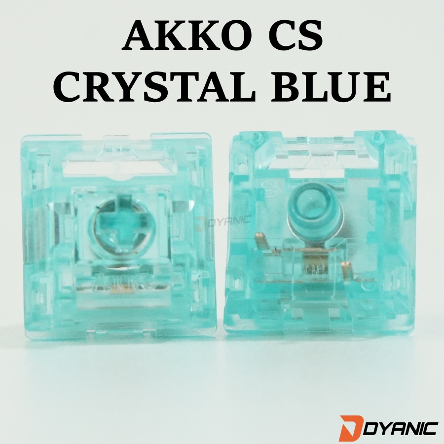 AKKO CS CRYSTAL BLUE MECHANICAL SWITCH ( Linear - Plate Mount )