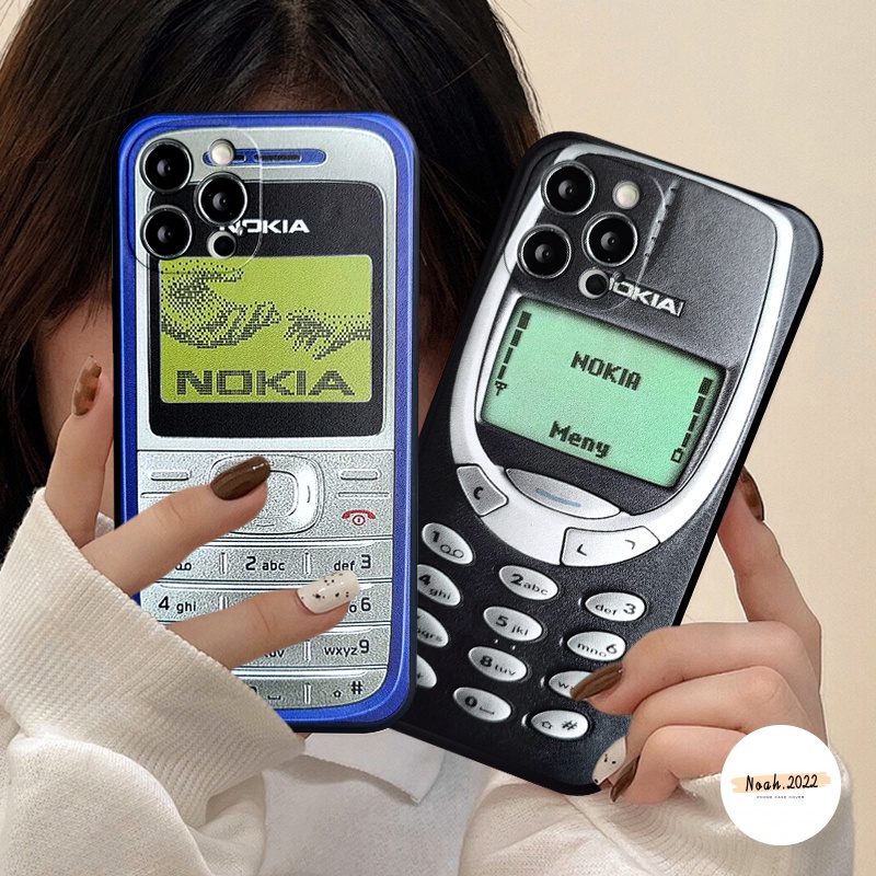 NOKIA Soft Case TPU Retro Cover Samsung A72 A71 A70 A53 A51 A50 A52 A52S A50S A31 A30S A21S A33 A32 A22 A20S A03S A10S A22 M11 M12 M-32