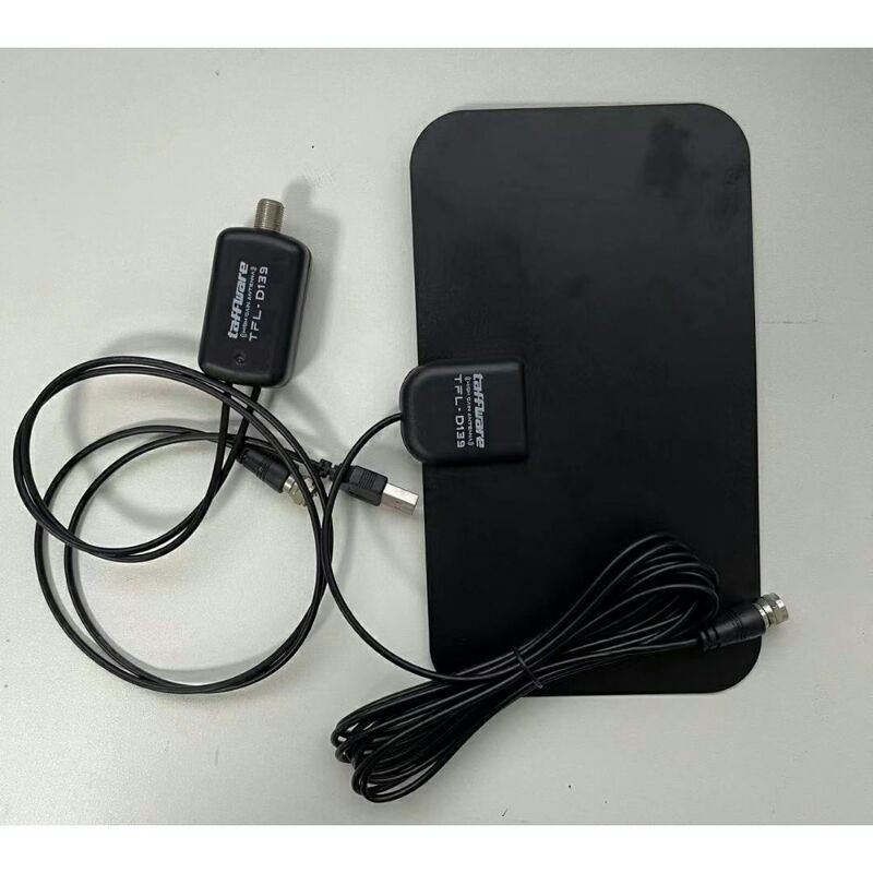 TaffWare TFL-D139 Antena TV Digital DVB-T2 4K 25dB Type USB + Signal Boster Amplifier