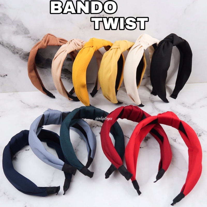 BANDO KOREA TWIST SERIES HEADBAND KOREA PREMIUM POLOS BEST SELLER