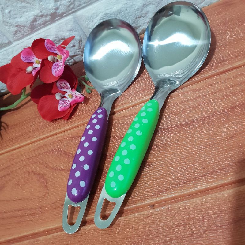 Centong Stainless Polkadot / Centong Nasi / Centong Murah