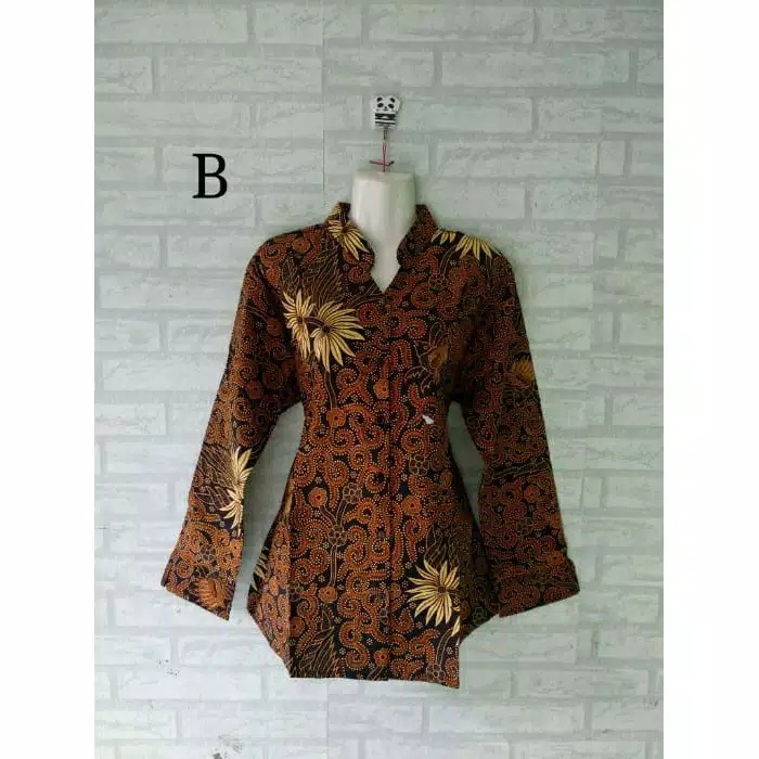 Blouse Batik Jogja/Blouse Kerja/Blouse Jumbo