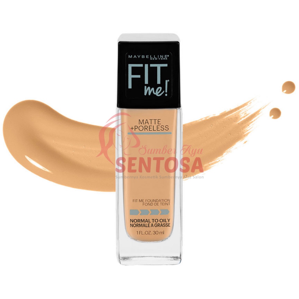 MAYBELLINE FIT ME MATTE + PORELESS FOUNDATION NORMAL TO OILY 30ML