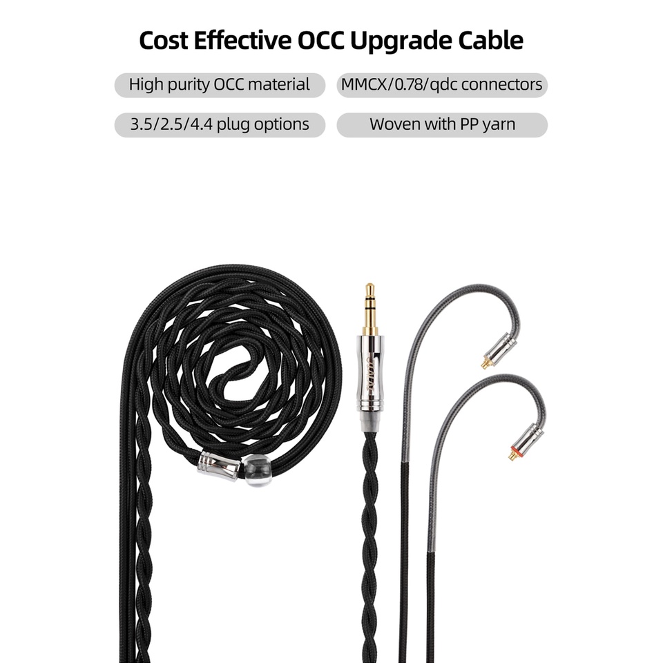 2022 NiceHCK JIALAI JLDT2 Cost Effective OCC Cable Upgrade Replace Wire 3.5//2.5//4.4mm MMCX//QDC//0.78mm 2Pin for NX7 MK3 X7 DB3 DQ6