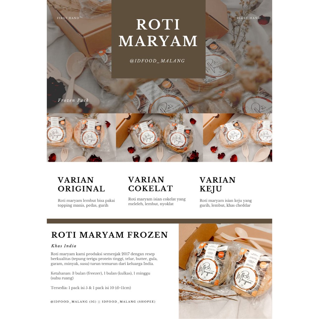 Roti Maryam Keju By (ID FOOD) Isi 5-2