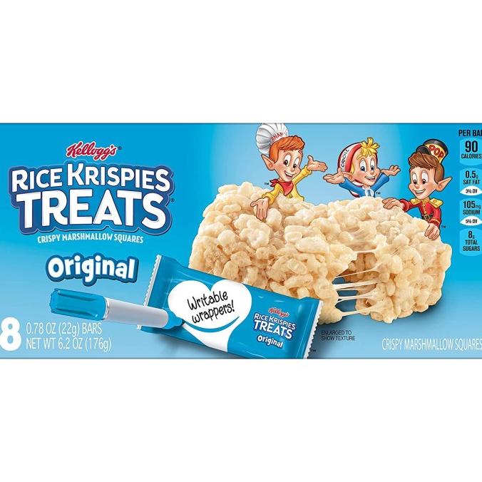 

Rice Krispies Treats Marshmallow Snack Bars Isi 8 Bars - Snack Import