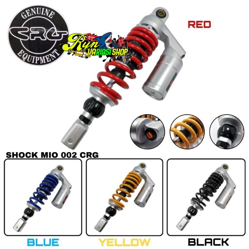 shockbreaker shock tabung belakang CRG GP rebound click klik aktif uk 310 330mm beat Mio Scoopy soul