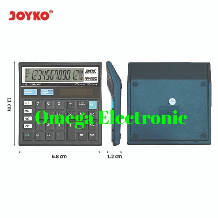 Joyko DTC-1313CH Calculator Kalkulator 12 Digits Check Correct 1313CH