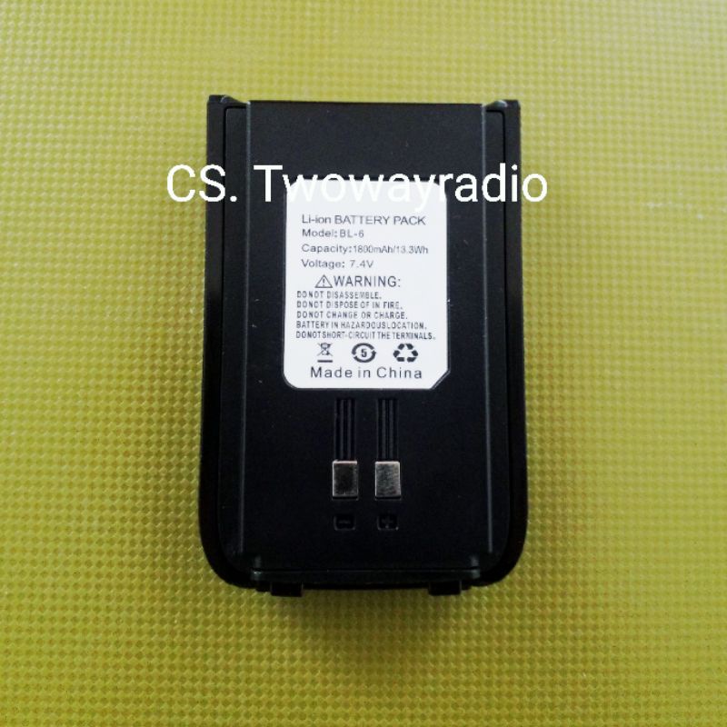 Baofeng BF-UV6RA Alternatif Baterai HT SPC SH20 Batre WR-5758 Battery Handy Talkie Sosin Ch688 - SH 20