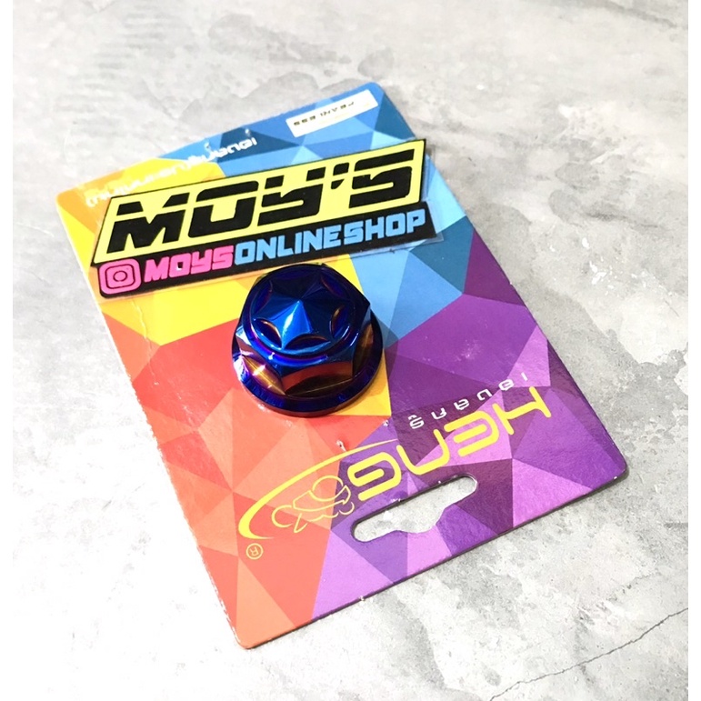 PROBOLT MUR KOMSTIR MUR SEGITIGA SATRIA FU /RIDER  BLUE DAN GOLD ORIGINAL HENG THAILAND