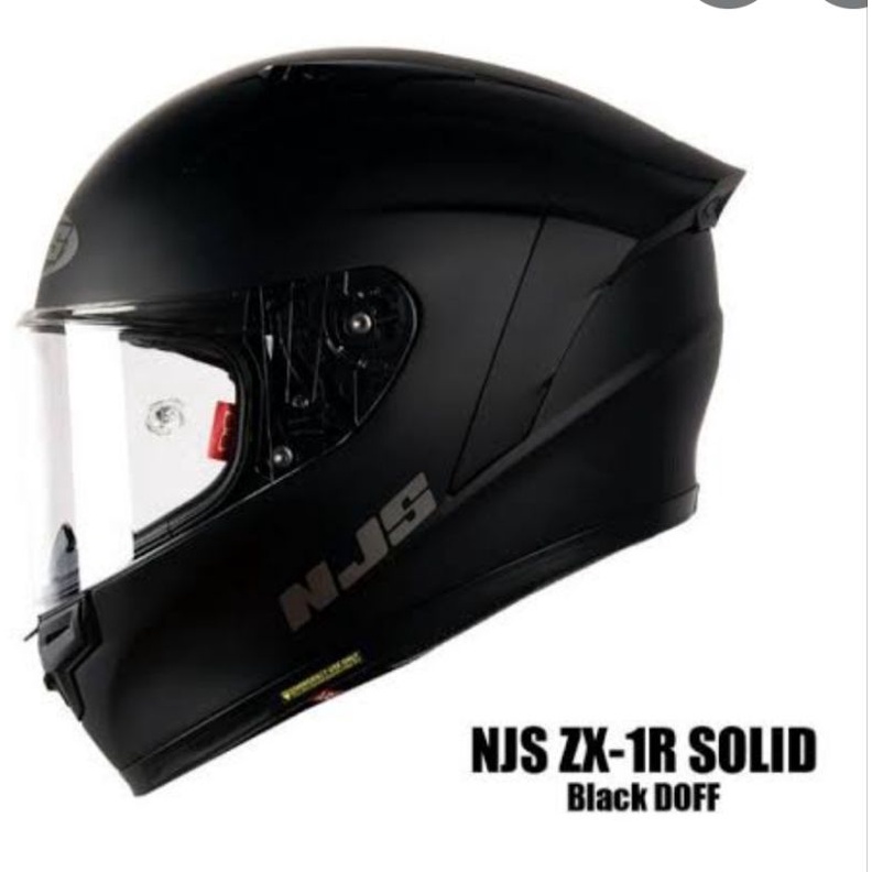 Helm NJS ZX1R Black Doff ZX1 R