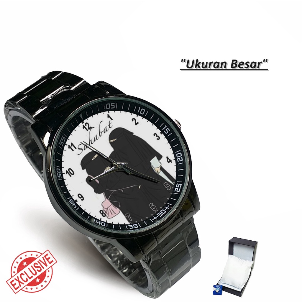 Jam Tangan Rantai Couple HIJAB MOTIF - 2 (Nice)