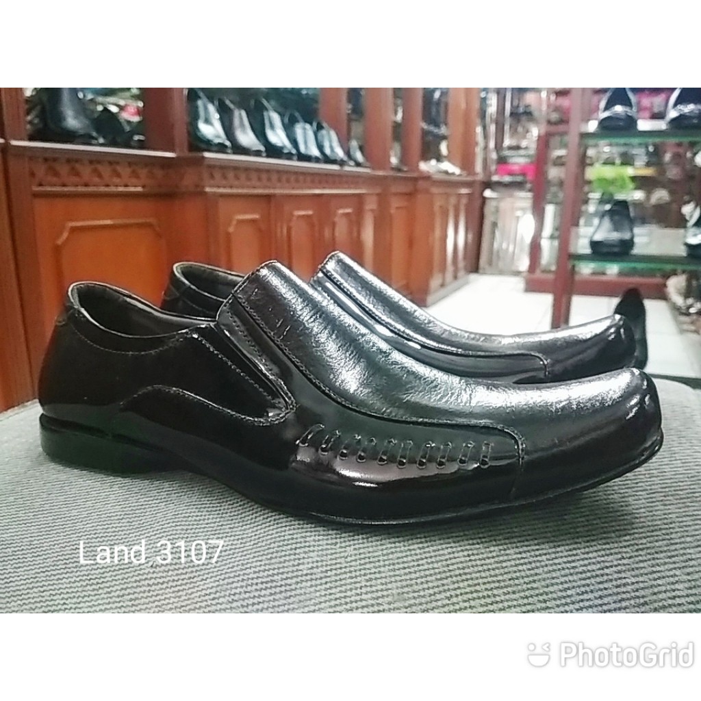 Sepatu Pantopel kantor flat pria kulit premium