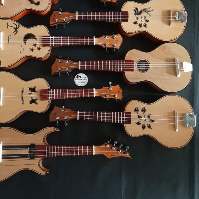 Paling Dicari|SQ26|ukulele kentrung pare tipis senar 3 dan senar 4 bonus pick