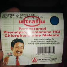 Ultraflu Tablet 4's, Ultraflu Extra 4's - Obat Flu, Obat Pilek