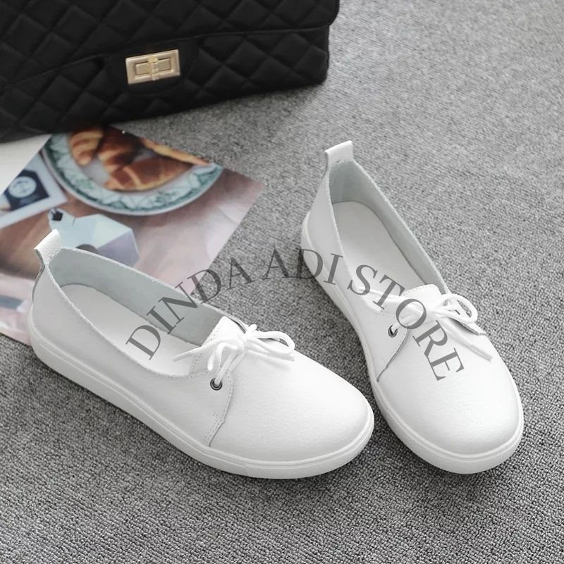 DINDA Sepatu Wanita Slip On Loafer Casual Slavina Trendy model 2022