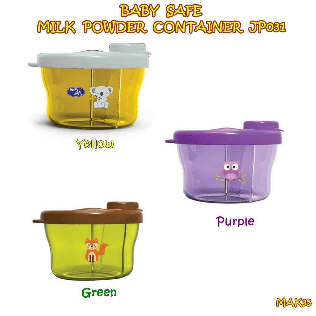 MAK35 BABYSAFE MILK POWDER CONTAINER JP031 TEMPAT SUSU BUBUK