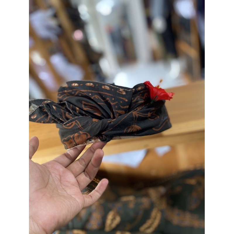 udeng Bali batik tulis asli