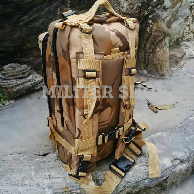 Tas Punggung Lebanon/Ransel Loreng Unifil/ARMY/PBB/TACTICAL/AIRSOFT/PERBAKIN/POLISO/BRIMOB