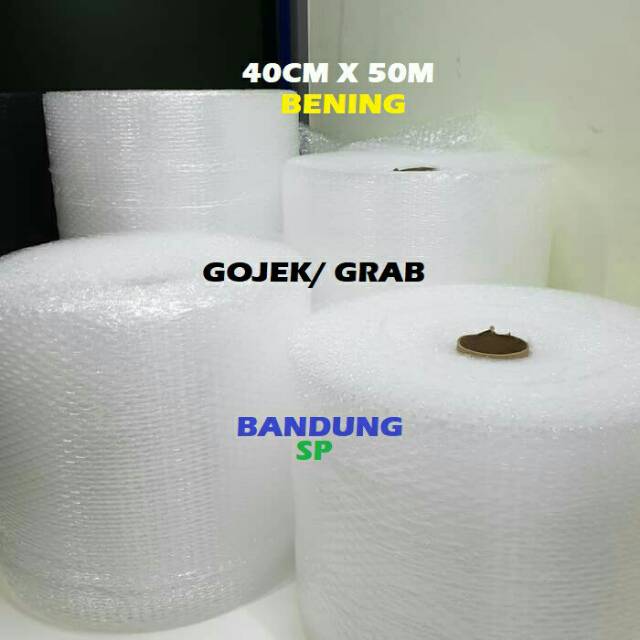 

Bubblewrap Bening 40cm x 50m plastik Bubble wrap Bandung roll warp