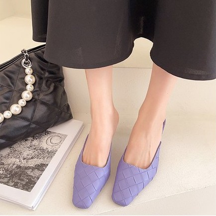 RYS - Luxy Rattan Sepatu Mules Korea Fashion Casual - Ori Import