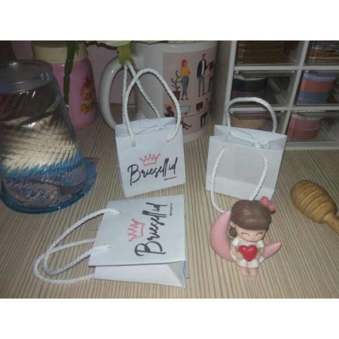 

(TERLARIS) READY STOK !!! paperbag superduper mini uk. 5x5x3cm isi 100pc