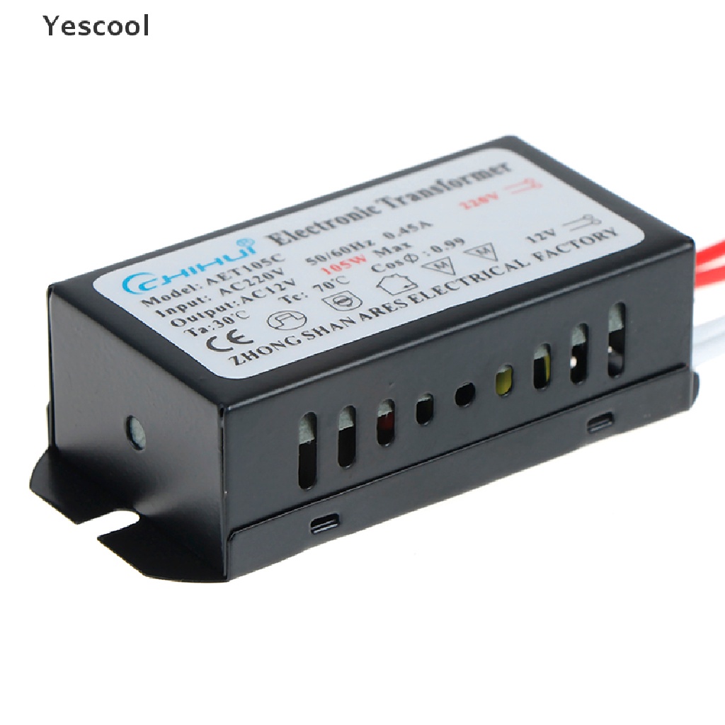 Yescool transformer Elektronik AC 12V 20W / 40W / 60W / 80W / 105W / 120W / 50W