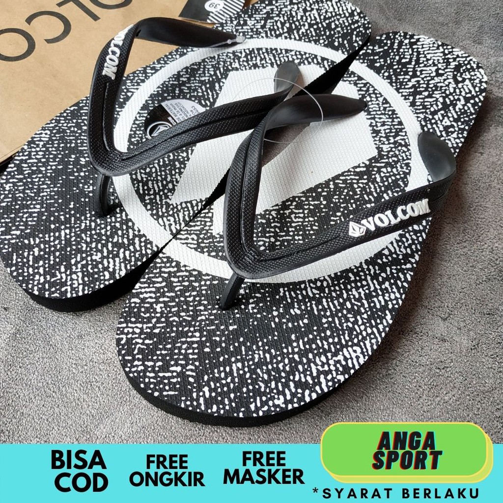 SANDAL PRIA JEPIT VOLCOM / SENDAL DISTRO COWOK / SENDAL KASUAL SURFING / SANDAL SANTAI TERLARIS