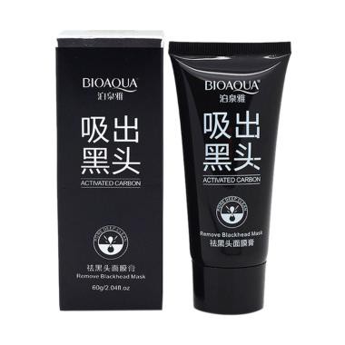 BIOAQUA ACTIVATED CARBON REMOVE BLACKHEAD MASK KOSMETIK IMPORT KOSMETIK FASHION