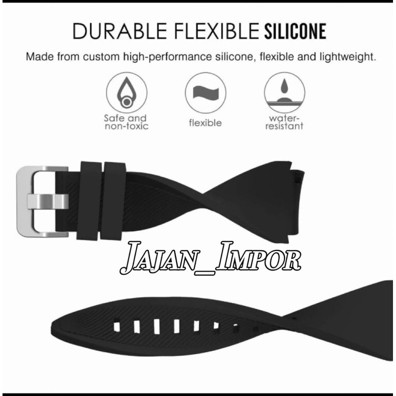 Tali strap jam tangan silikon universal 22mm tali silikon rubber Quick Release