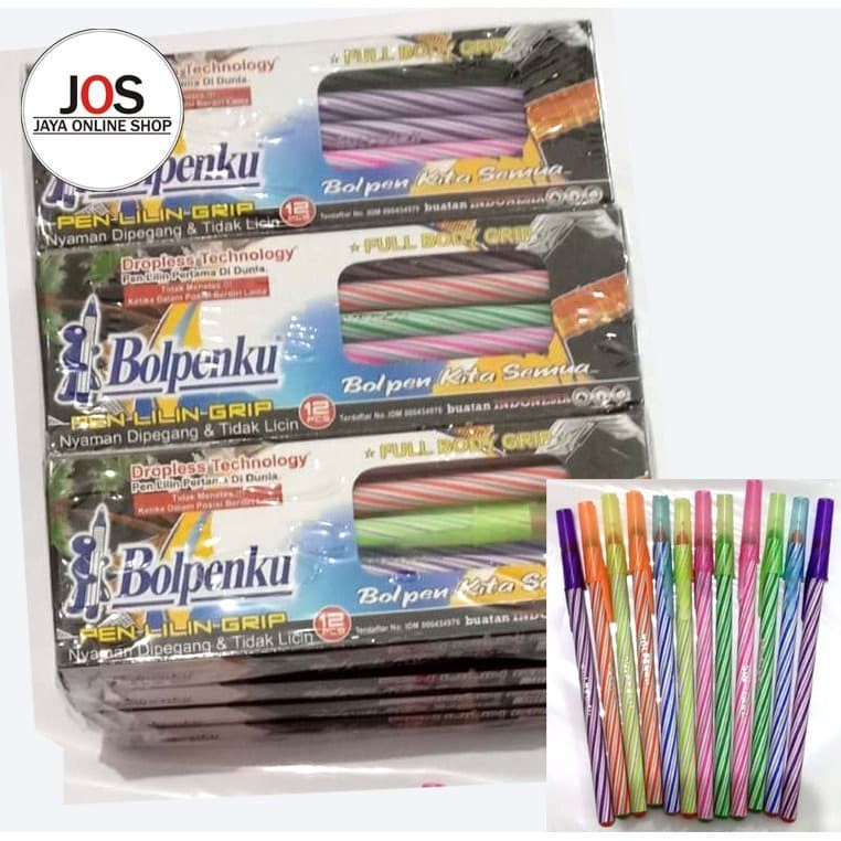 

Murah !! Bolpenku Ulir Grip (1 Gros = 12 lusin)