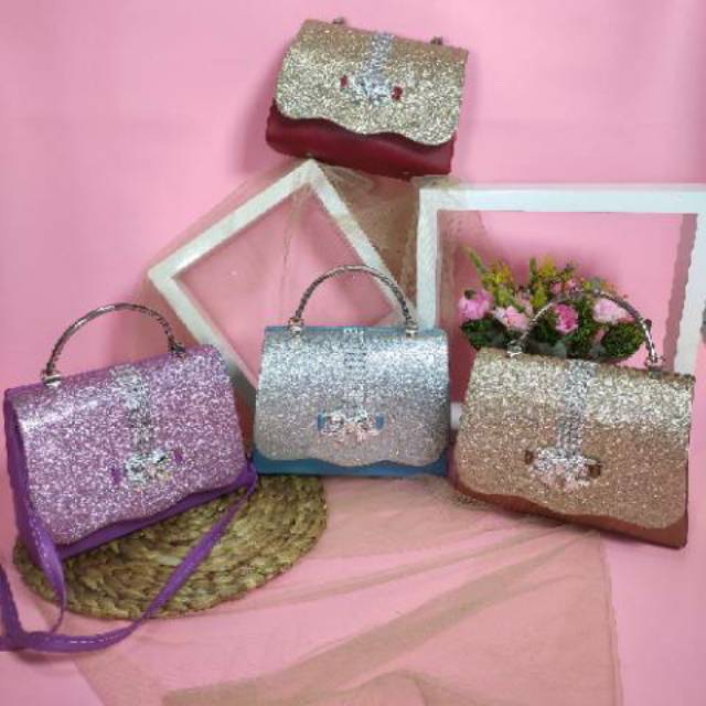 Tas pesta LALA clutch bag ukuran 18×7×14cm warna maroon,pink,peach,blue,tosca,gold,silver,black dll