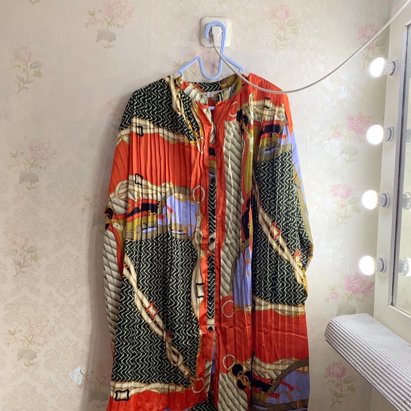 Tunik dress plisket bangkok