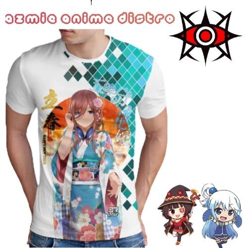kaos Printing Anime Nakano Miku