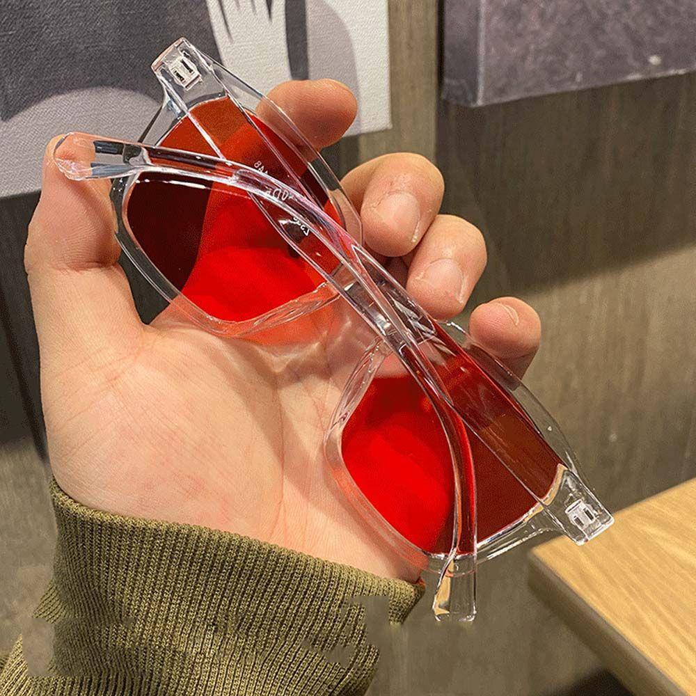 Rebuy Women Sunglasses Klasik Vintage Merah Transparan Kuning Eyewear Korean Sun Glasses