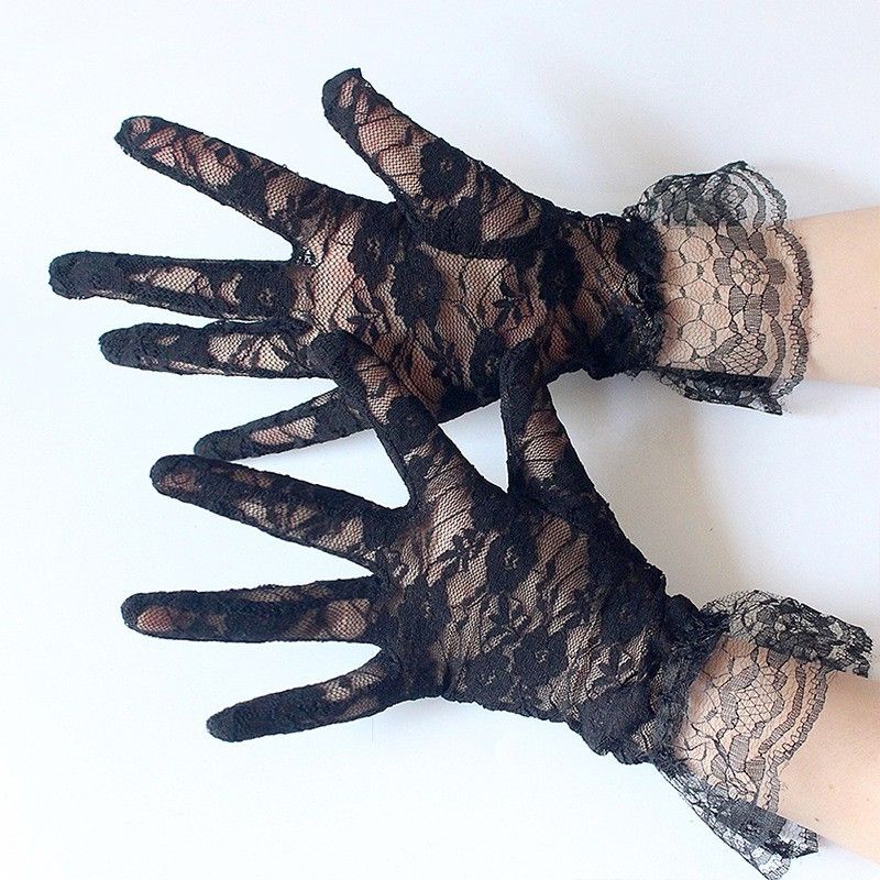 Sarung tangan pengantin/sarung tangan pengantin renda brokat bridal wedding gloves