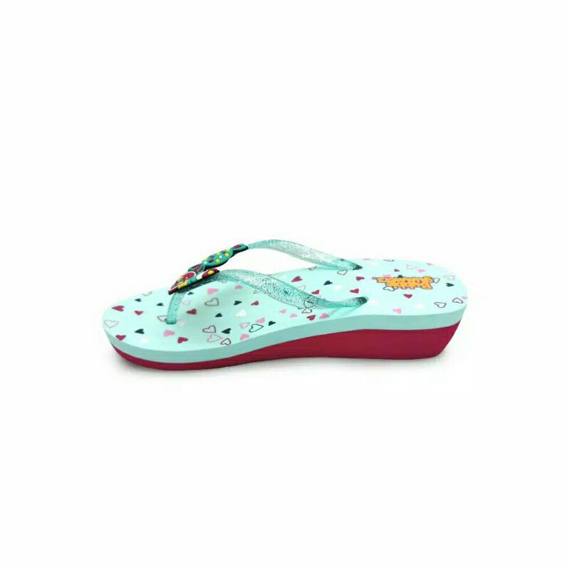 Sandal Bata Anak Wedges Green Tosca