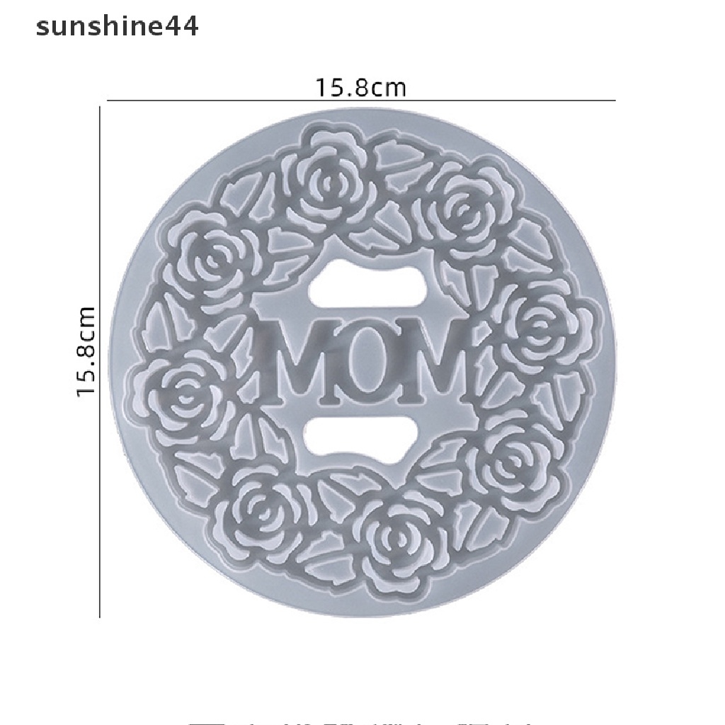 Sunshine Cetakan Epoxy Resin DIY Bentuk Ibu Bahan Silikon Untuk Dekorasi