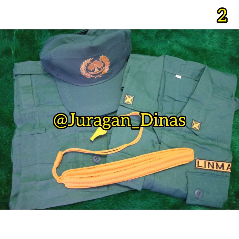 BAJU HANSIP LINMAS SERAGAM SETELAN LENGKAP FULLSET PAKET 2