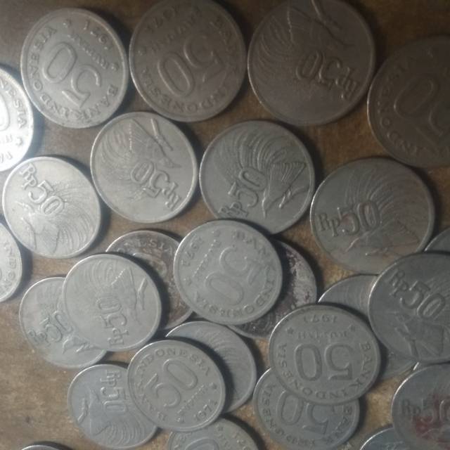 Uang kuno kelapa sawit,komodo,wayang,melati,dll....,stock byk siap di mahar.......Rp.50,100,500,1000